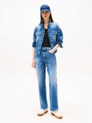 TOMMY JEANS Dżinsy - Regular fit - w kolorze niebieskim rozmiar: W26/L30. Niebieskie jeansy Tommy Jeans, l, z aplikacjami, z jeansu, klasyczne, z podwyższonym stanem. Za 249.76 zł.