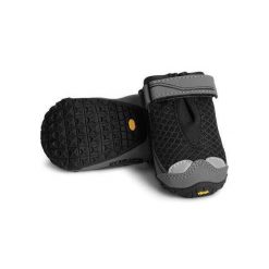 Buty dla psów Ruffwear Grip Trex. Czarne buty treningowe RUFFWEAR, bez wzorów, bez zapięcia, rowerowe. Za 392.00 zł.