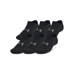 Skarpetki Under Armour Essential No Show (x6). Czarne skarpetki sportowe Under Armour, bez wzorów, na fitness i siłownię. Za 150.50 zł.