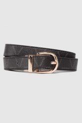 VALENTINO Czarny dwustronny pasek damski. Czarne paski Valentino by Mario Valentino, bez wzorów. W wyprzedaży za 144.14 zł.