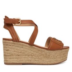 Espadryle Liu Jo. Brązowe espadryle Liu Jo, bez wzorów, bez obcasa. Za 559.99 zł.
