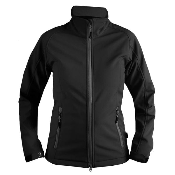 Kurtka softshellowa Horka Silhouette. Czarne kurtki Horka, s, bez wzorów, z softshellu, bez kaptura. Za 272.50 zł.