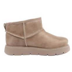 Buty śniegowce ocieplane Skechers 169018/TPE beżowe beżowy. Brązowe śniegowce bez wzorów, z materiału, przed kolano, bez zapięcia. W wyprzedaży za 331.20 zł.