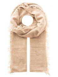 Zwillingsherz Kaszmirowy szal w kolorze beżowym - 190 x 75 cm rozmiar: onesize. Brązowe szaliki i kominy Zwillingsherz, bez wzorów, z kaszmiru. Za 406.57 zł.