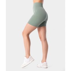 Szorty bezszwowe sportowe damskie Carpatree Simply Seamless. Zielone szorty sportowe Carpatree, bez wzorów, z materiału, na fitness i siłownię. Za 99.99 zł.