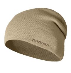 Czapka Hannah Tibek Long. Brązowe czapki zimowe Hannah, bez wzorów, sportowe. Za 71.70 zł.