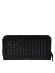 Florence Bags Skórzany portfel "Le Mans" w kolorze czarnym - 20 x 11 x 2 cm rozmiar: onesize. Czarne portfele Florence Bags, bez wzorów, z materiału. Za 130.99 zł.