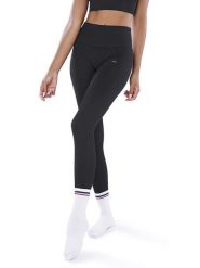 Athleas Legginsy sportowe "Eva" w kolorze czarnym rozmiar: XS/S. Czarne legginsy Athleas, s, bez wzorów, z materiału, z podwyższonym stanem, outdoorowe. Za 130.99 zł.
