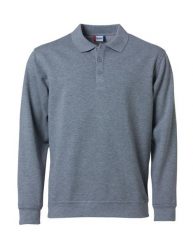 Clique Podstawowy sweter polo 65% poliester 35% bawełna – grey melange. Szare swetry CLIQUE, l, bez wzorów, z bawełny, klasyczne, bez ramiączek. Za 160.41 zł.