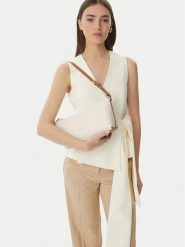 Furla Torebka Debby Mini WE00865 BX4354 KH 4780S Écru. Białe torebki klasyczne Furla, bez wzorów, z materiału, bez dodatków. Za 1,219.00 zł.