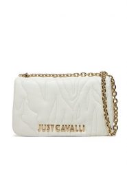 Just Cavalli Torebka 78RA4BE4 ZSB23 Biały. Białe kopertówki Just Cavalli, bez wzorów, ze skóry, wizytowe, bez dodatków. Za 589.99 zł.