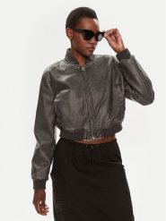 Brave Soul Kurtka bomber LJK-BENOITE Czarny Straight Fit. Czarne kurtki Brave Soul, bez wzorów, z syntetyku, bez kaptura. Za 129.99 zł.