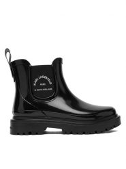 KARL LAGERFELD Kalosze KL47140 Czarny. Czarne kalosze KARL LAGERFELD, bez wzorów, z syntetyku, bez zapięcia. Za 579.99 zł.