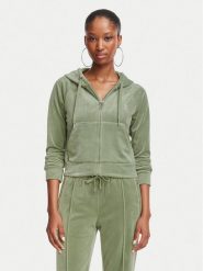 Juicy Couture Bluza Madison JCWA122001 Zielony ciemny Slim Fit. Zielone bluzy bez kaptura Juicy Couture, s, bez wzorów, z syntetyku, bez kaptura. Za 429.99 zł.