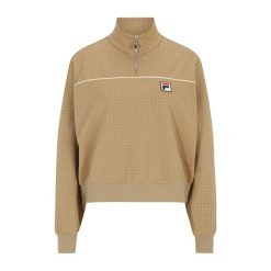 Bluza damska FILA Liebau Aop Half Zip. Brązowe bluzy bez kaptura Fila, l, bez wzorów, bez kaptura. Za 199.99 zł.
