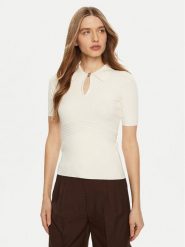 Guess Sweter W5RR10 Z2Y72 Écru Regular Fit. Swetry Guess, l, z aplikacjami, z wiskozy, bez ramiączek. Za 209.99 zł.