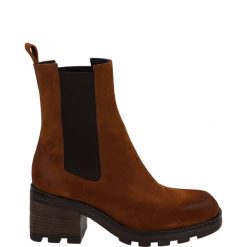 ZAMSZOWE SZTYBLETY 8013 VELOU BRUCI. Botki Venezia, bez wzorów, ze skóry, bez obcasa, bez zapięcia. Za 299.00 zł.