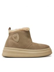 Blauer Śniegowce F4EMERY02 Szary. Szare śniegowce Blauer, bez wzorów, ze skóry, bez zapięcia. Za 599.99 zł.
