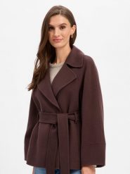 Marc Cain sweter wełniany Kobiety Wełna brązowy, 42. Brązowe swetry Marc Cain, bez wzorów, z wełny, eleganckie, bez ramiączek. Za 2,949.95 zł.
