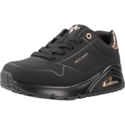 Kapcie SKECHERS UNO GEN1 Czarny. Czarne kapcie Skechers, bez wzorów. W wyprzedaży za 237.50 zł.