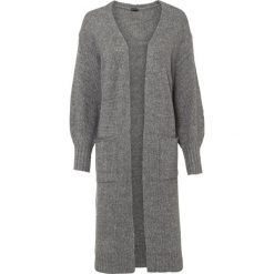 Płaszcz dzianinowy. Szare płaszcze bonprix, bez wzorów, z dzianiny, bez kaptura. Za 139.99 zł.