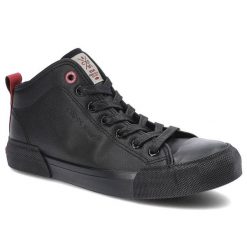 Czarne Trampki Cross Jeans Damskie Wygodne Obuwie. Czarne trampki Cross Jeans, bez wzorów, z jeansu, bez zapięcia. Za 99.00 zł.