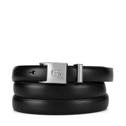 Pasek Damski GINO ROSSI. Czarne paski Gino Rossi, bez wzorów. Za 99.99 zł.