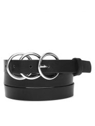 Jenny Fairy Pasek Damski 4W2-004-SS24 Czarny. Czarne paski Jenny Fairy, bez wzorów. Za 29.99 zł.