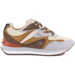 Skórzane półbuty sneakersy damskie brązowe McArthur MA253W. Brązowe półbuty wsuwane McArthur, bez wzorów, ze skóry, sportowe, bez obcasa. Za 199.99 zł.