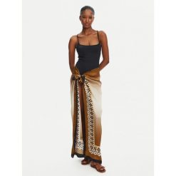 Chusta Max Mara Beachwear. Brązowe chusty Max Mara Beachwear, bez wzorów. Za 1,279.00 zł.