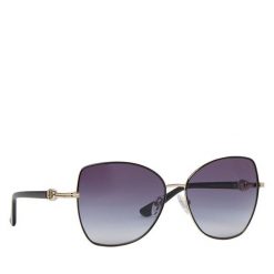 Okulary przeciwsłoneczne Guess. Czarne okulary przeciwsłoneczne Guess, z aplikacjami. Za 499.99 zł.