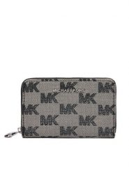 MICHAEL Michael Kors Portfel 32F6SJ6D0J Czarny. Czarne portfele MICHAEL Michael Kors, bez wzorów, ze skóry. Za 549.99 zł.