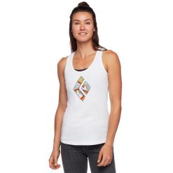 Koszulka bez rękawów Damska Black Diamond Rainbow Diamond Tank. Białe topy sportowe Black Diamond, l, bez wzorów. Za 199.50 zł.