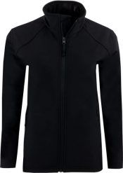 Damska kurtka softshell Uniwear czarna. Czarne kurtki przejściowe sportowe Erima, m, bez wzorów, z elastanu, bez kaptura. Za 195.99 zł.