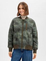 MOS MOSH kurtka bomberka - MMRuby Kobiety Sztuczne włókno zielony, L. Zielone kurtki Mos Mosh, l, bez wzorów, z włókna, bez kaptura. Za 429.95 zł.