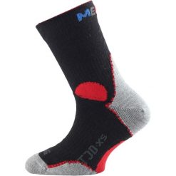 Skarpety merino TJD. Czerwone skarpetki LASTING, bez wzorów, z elastanu. Za 45.00 zł.