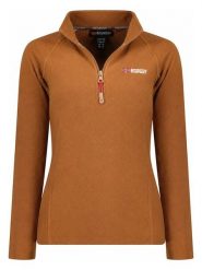 Geographical Norway Bluza polarowa w kolorze jasnobrązowym rozmiar: M. Brązowe bluzy bez kaptura Geographical Norway, m, bez wzorów, z polaru, bez kaptura. Za 72.95 zł.