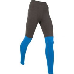 Legginsy sportowe, długie, Level 1 bonprix antracytowy melanż - lazurowy. Legginsy marki KALENJI. Za 79.99 zł.
