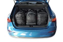 Torby Do Bagażnika Audi A3 Sportback 2020+ 3Szt Kjust. Czarne torby podróżne KJUST, bez wzorów, z kauczuku. Za 940.00 zł.
