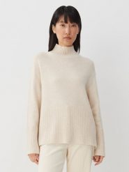 Someday Sweter "Toyah" w kolorze kremowym rozmiar: 42. Brązowe swetry someday., bez wzorów, z wełny, bez ramiączek. Za 198.10 zł.