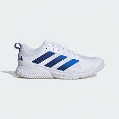 Buty Court Team Bounce 2.0. Białe buty sportowe lifestyle adidas, bez wzorów, sportowe, bez zapięcia. Za 383.00 zł.