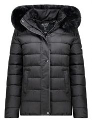 Geographical Norway Kurtka pikowana "Demoiselle" w kolorze czarnym rozmiar: 3XL. Czarne kurtki Geographical Norway, xl, bez wzorów, bez kaptura. Za 274.75 zł.