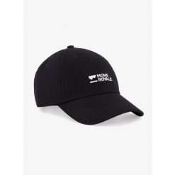 Czapka z daszkiem Mons Royale Original Cap - black/white. Czarne czapki z daszkiem Mons Royale, bez wzorów. Za 114.99 zł.