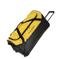 Torba podróżna travelite Basics L. Żółte torby podróżne Travelite, bez wzorów, z materiału, duże. Za 422.20 zł.