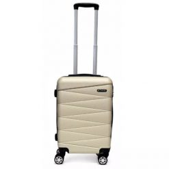 Walizka na kółkach Sapphire ST-2240 złota - mała S DUO. Niebieskie walizki SAPPHIRE, małe. W wyprzedaży za 84.80 zł.