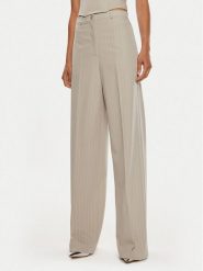 Patrizia Pepe Spodnie materiałowe 8P0615 A457 Szary Regular Fit. Szare spodnie materiałowe Patrizia Pepe, bez wzorów, z materiału. Za 1,249.00 zł.