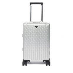 Walizka kabinowa Guess. Szare walizki Guess. Za 1,829.00 zł.