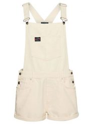 Superdry Kombinezon w kolorze kremowym rozmiar: S. Brązowe kombinezony Superdry, s, bez wzorów, bez kołnierzyka, bez ramiączek. Za 202.03 zł.