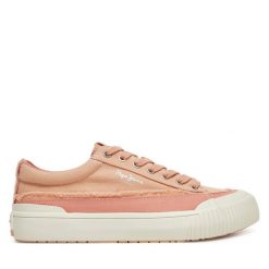 Tenisówki Pepe Jeans. Brązowe trampki Pepe Jeans, bez wzorów, z jeansu, bez zapięcia. Za 229.99 zł.