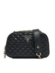 Guess Torebka HWEQG9 54174 Czarny. Czarne kopertówki Guess, z aplikacjami, ze skóry, wizytowe, bez dodatków. Za 289.99 zł.